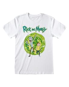 T-shirt Rick & Morty branca