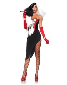 Moterų Cruella Diva kostiumas