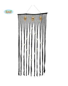 Black Skull Curtain