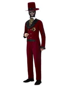 Day of the Dead Groom Costume for Men
