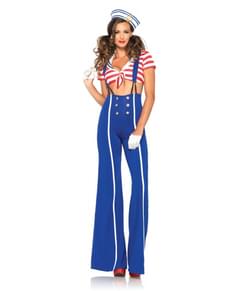Costum de marinăriță USA pentru femeie