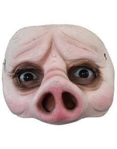 Pig Halloween Half Mask