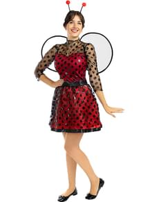 Costume da coccinella da donna taglie forti