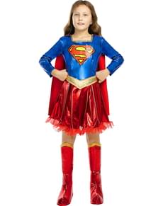 Supergirl kostiumas delux vaikams