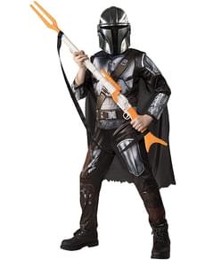 Deluxe The Mandalorian Maskeraddräkt för barn - Star Wars
