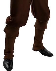 Brown Pirate Boot Covers