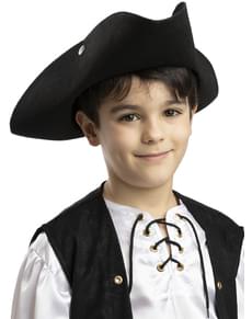 Chapeau pirate noir enfant
