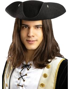 Chapéu de pirata preto