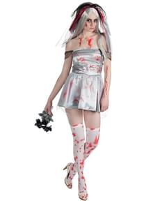 Costume da sposa insanguinata per donna
