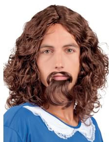 Brown Musketeer Wig with Goatee