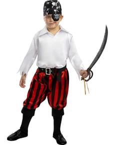 Pirat Kostyme til Gutter - Buccaneer Kolleksjon