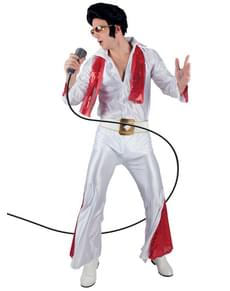 Costume da Elvis dorato deluxe per uomo. Consegna express