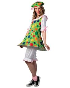 Costume da pagliaccia con vestito per donna