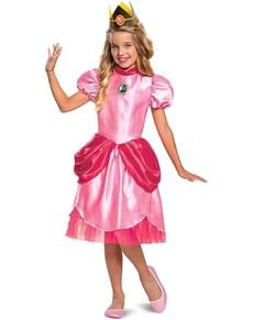 Princess Peach Costume for Girls - Super Mario Bros