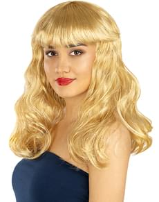 Blond parochňa s ofinou