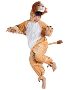 Déguisement lion peluche enfant