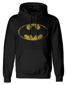 Batman logós kapucnis pulóver