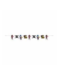 Pirate Birthday Garland - Ahoy Pirate