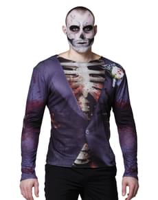 Camisola de esqueleto elegante para homem