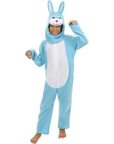 Hasen Kostüm blau für Kinder