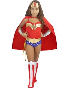 Klasična Wonder woman kostum za deklice