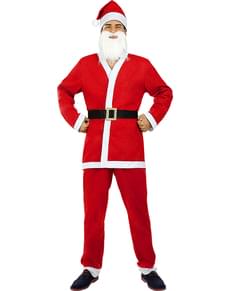 Kerstman kostuum voor mannen grote maat