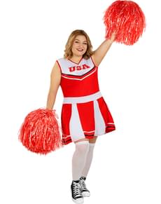 Cheerleader kostüüm pluss suurus