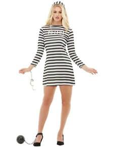 囚犯服装的妇女