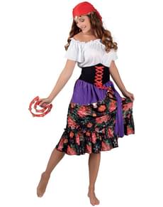 Woman's Flowery Gypsy Costume