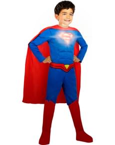 Superman svetleč kostum za dečke