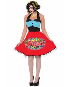 여성 팝 아트 의상