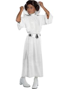 Déguisement Princesse Leia fille deluxe