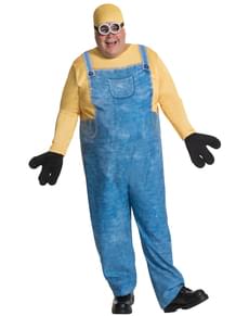 Fato de Minion Bob para homem tamanho grande