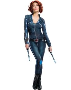 Costume da Vedova Nera sexy per donna taglia grande