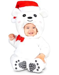 Disfraz de osito navideño para bebé