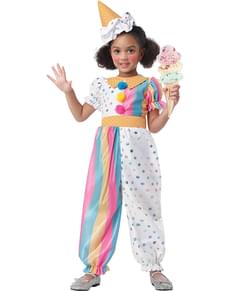 Niedliches Clown Kostüm für Mädchen