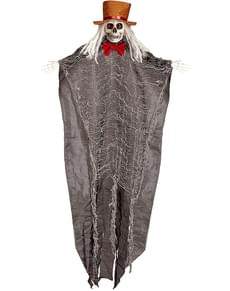 Figura colgante de esqueleto con luz de 105 cm