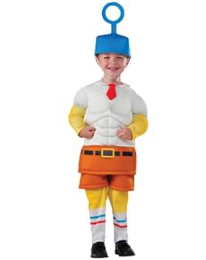 Fato de SpongeBob: Esponja Fora D'Água (filme) musculoso para bebé