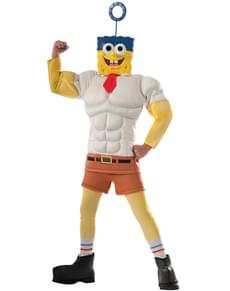 Men's Muscular SpongeBob Squarepants Movie Costume