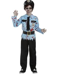 Zombie Police Officer Costume for Kids