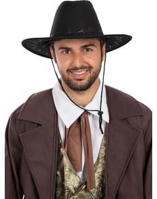 Fekete Cowboy Kalap Felnőtteknek