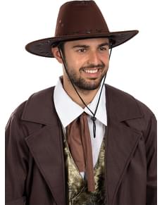 Ruskea Cowboy-hattu aikuisille