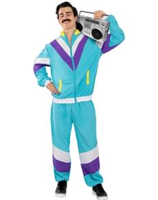 ‘80s Tracksuit Costume for Adults