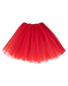 Tutú rojo para mujer