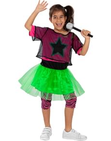 Disfraz de rockera para niña