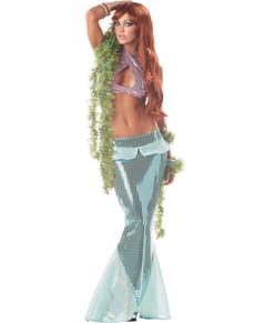 Disfraz de sirena oceánica para mujer