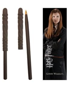 Ginny Weasley Zauberstab Kugelschreiber und Lesezeichen Set - Harry Potter