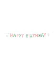 Banner „Happy Birthday“ Mačky a psy - Hello Pets