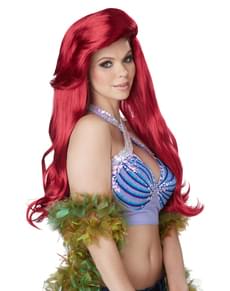 Parrucca da sirena rossa per donna