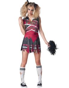 Déguisement Pompom girl effrayante femme